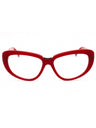 066 - shiny red/clear demo lens