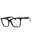 001 - shiny black/clear demo lens