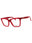 066 - shiny red/clear demo lens