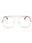 028 - shiny rose gold / clear demo lens