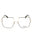 001 - shiny black/clear demo lens