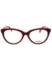 066 - shiny red / clear demo lens