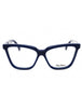 090 - shiny blue / clear demo lens