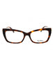 052 - dark havana/clear demo lens