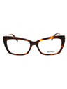 052 - dark havana/clear demo lens