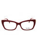 066 - shiny red/clear demo lens