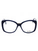 090 - shiny blue / clear demo lens