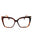 052 - dark havana/clear demo lens