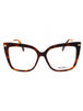 052 - dark havana/clear demo lens