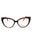 052 - dark havana/clear demo lens