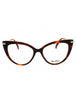 052 - dark havana/clear demo lens