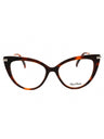 052 - dark havana/clear demo lens
