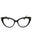 001 - shiny black/clear demo lens