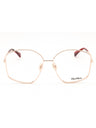 028 - shiny rose gold/clear demo lens