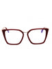 069 - shiny bordeaux/clear demo lens