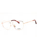 033 - pink gold/clear demo lens