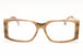 060 - beige horn/clear/blue-light block lens