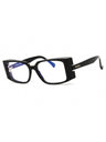 001 - shiny black/clear demo lens