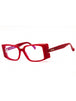 066 - shiny red/clear demo lens