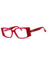 066 - shiny red/clear demo lens