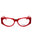 066 - shiny red / clear demo lens
