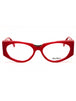 066 - shiny red / clear demo lens