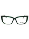 098 - dark green/other / clear demo lens