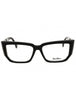 001 - shiny black / clear demo lens