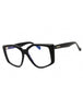 001 - shiny black/clear demo lens