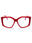 066 - shiny red/clear demo lens