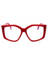 066 - shiny red/clear demo lens