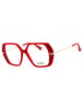 066 - shiny red/clear demo lens