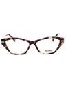052 - dark havana/clear demo lens