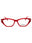 066 - shiny red/clear demo lens
