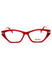 066 - shiny red/clear demo lens