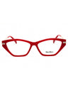 066 - shiny red/clear demo lens