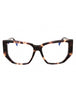 052 - dark havana/clear/blue-light block lens