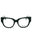 096 - shiny dark green / clear demo lens