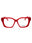 066 - shiny red/clear demo lens