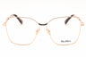 028 - shiny rose gold/clear demo lens