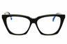 001 - shiny black/clear demo lens