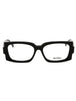 001 - shiny black/clear demo lens