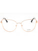 033 - pink gold/clear demo lens
