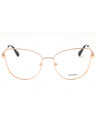 033 - pink gold/clear demo lens