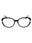 001 - shiny black/clear demo lens