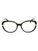 001 - shiny black/clear demo lens