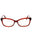 066 - shiny red/clear demo lens