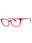 075 - shiny fuxia/clear demo lens
