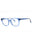 090 - shiny blue/clear demo lens