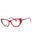 069 - shiny bordeaux/clear demo lens